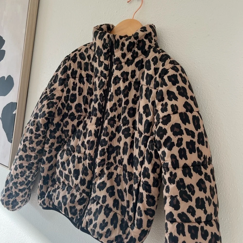 Joe Fresh Leopard Print Kids Puffer Jacket